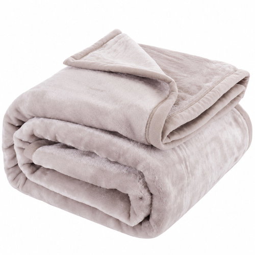 Posteloholici 1266184 Hřejivá deka Yasemin 200 × 220 cm, světle šedá - Blanket - Main image