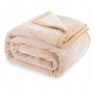 Posteloholici 1266183 Hřejivá deka Yasemin 200 × 220 cm, béžová - Blanket