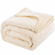 Posteloholici 1268801 Hřejivá deka Yasemin 70 × 160 cm, krémová - Blanket