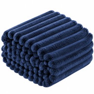 Posteloholici 1273117 Hřejivá deka z mikrovlákna Nuvio 160 × 200 cm, tmavě modrá - Blanket
