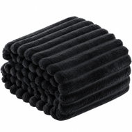 Posteloholici 1273116 Hřejivá deka z mikrovlákna Nuvio 160 × 200 cm, černá - Blanket