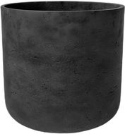 Pottery Pots Květináč Charlie Black Washed XL - průměr 32 cm / V 31 cm - Květináč