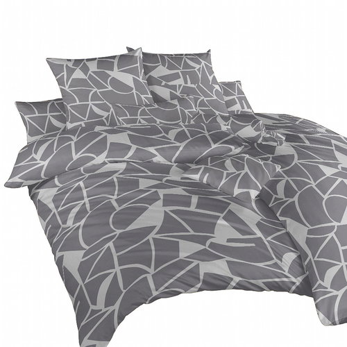 Dadka cotton Julius dark grey 140 × 200, 70 × 90 cm - Bed Linen - Main image