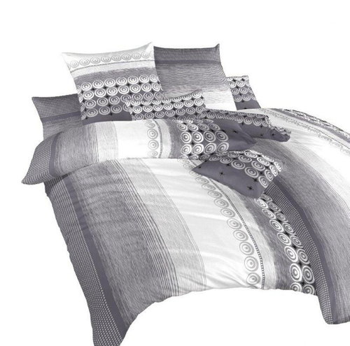Dadka crepe Sahara grey 140 × 200, 70 × 90 cm - Bed Linen - Main image