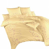 Dadka satin Mandevila powder on banana 140 × 200, 70 × 90 cm - Bed Linen