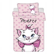 Jerry Fabrics Disney Marie Cat Merci baby 100 × 135, 60 × 40 cm - Bed Linen