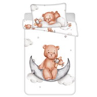 Jerry Fabrics Teddy bear plane baby 100 × 135, 40 × 60 cm - Bed Linen