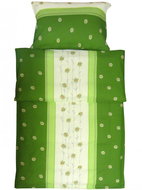 4sleep Crepe linen 140 × 200 70 × 90 cm - 577 daisy green - Bed Linen