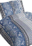 4sleep Linen satin - 140 × 200 + 70 × 90 cm - Mary blue - Bed Linen