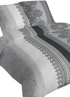 4sleep Linen satin - 140 × 220 + 70 × 90 cm - Liza grey - Bed Linen