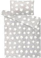 Svitap sleepwell microflannel Sheep light grey 140 × 200, 70 × 90 cm - Bed Linen