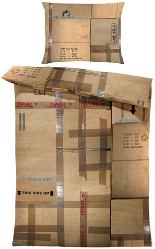 IMPAR Bed linen Cardboard, 140 × 200 cm + 90 ×70 cm - Bed Linen - Main image
