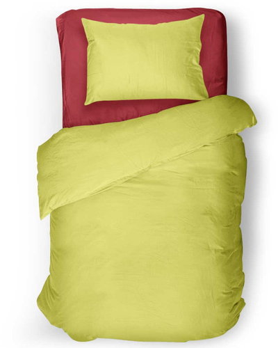 IMPAR Bed linen Yellow light, 140 × 200 cm + 90 ×70 cm - Bed Linen - Main image