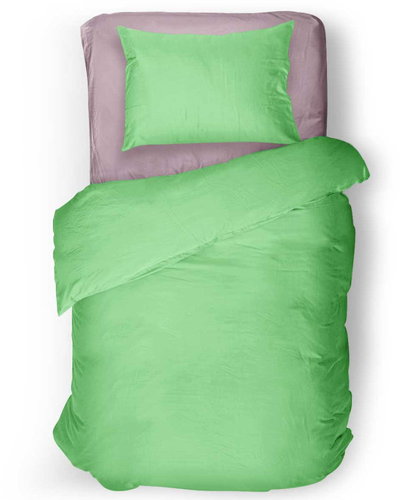 IMPAR Linen Mint green, 140 × 200 cm + 90 ×70 cm - Bed Linen - Main image