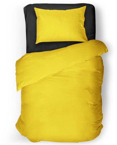 IMPAR Bed linen Yellow rich, 140 × 200 cm + 90 ×70 cm - Bed Linen - Main image