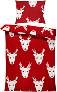 IMPAR Bed linen Reindeer head, 140 × 200 cm + 90 ×70 cm - Bed Linen