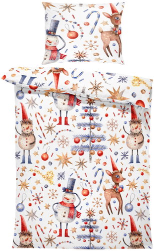 IMPAR Linen Christmas relax, 140 × 200 cm + 90 ×70 cm - Bed Linen - Main image