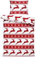 IMPAR Bedding Reindeer and snowflakes, 140 × 200 cm + 90 ×70 cm - Bed Linen
