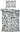 Bed linen Grey stones, 140 × 200 cm + 90 ×70 cm
