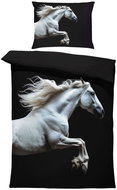 IMPAR Bed linen White horse, 140 × 200 cm + 90 ×70 cm - Bed Linen