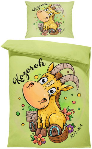IMPAR Bed linen Horse signs, ibex, 140 × 200 cm + 90 ×70 cm - Bed Linen - Main image