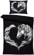 IMPAR Linen included Horse heart white, 140 × 200 cm + 90 ×70 cm - Bed Linen
