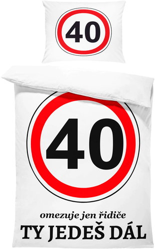IMPAR Bedding You go on, 40 years, 140 × 200 cm + 90 ×70 cm - Bed Linen - Main image
