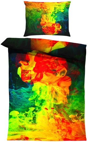 IMPAR Linen included colourful abstraction 2 -, 140 × 200 cm + 90 ×70 cm - Bed Linen - Main image