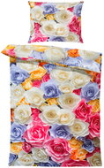 IMPAR Bed linen coloured roses, 140 × 200 cm + 90 ×70 cm - Bed Linen