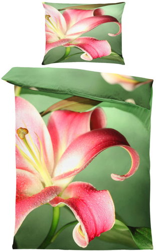 IMPAR Linen Dewy flower, 140 × 200 cm + 90 ×70 cm - Bed Linen - Main image