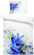 IMPAR Bedding Blue and white flowers, 140 × 200 cm + 90 ×70 cm - Bed Linen