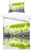 IMPAR Bed linen White flowers on stones, 140 × 200 cm + 90 ×70 cm - Bed Linen