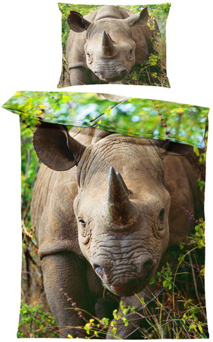 IMPAR Bed linen Rhino, 140 × 200 cm + 90 ×70 cm - Bed Linen - Main image