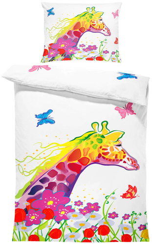 IMPAR Bed linen Giraffe art, 140 × 200 cm + 90 ×70 cm - Bed Linen - Main image