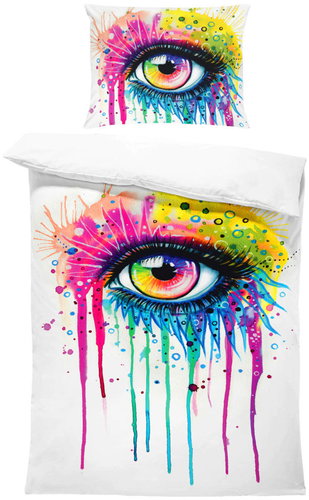 IMPAR Bed linen Eye art, 140 × 200 cm + 90 ×70 cm - Bed Linen - Main image