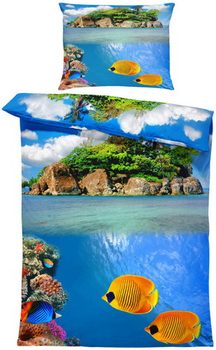 IMPAR Bed linen Island, 140 × 200 cm + 90 ×70 cm - Bed Linen - Main image