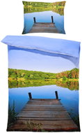 IMPAR Bed linen Forest with lake, 140 × 200 cm + 90 ×70 cm - Bed Linen