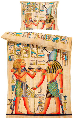 IMPAR Linen Papyrus, 140 × 200 cm + 90 ×70 cm - Bed Linen - Main image