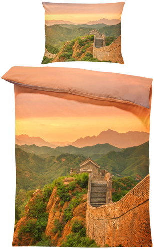 IMPAR Bed linen Chinese wall, 140 × 200 cm + 90 ×70 cm - Bed Linen - Main image