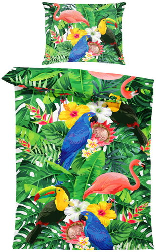 IMPAR Bed linen Tropical, 140 × 200 cm + 90 ×70 cm - Bed Linen - Main image