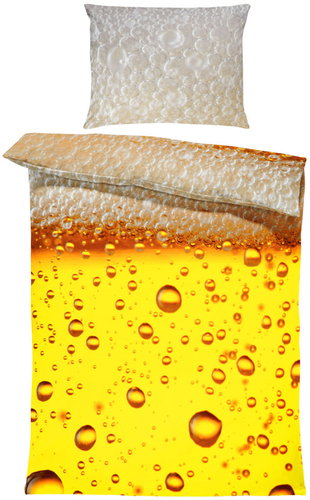 IMPAR Bed linen Beer, 140 × 200 cm + 90 ×70 cm - Bed Linen - Main image