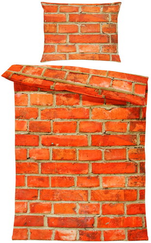 IMPAR Linen Bricks, 140 × 200 cm + 90 ×70 cm - Bed Linen - Main image