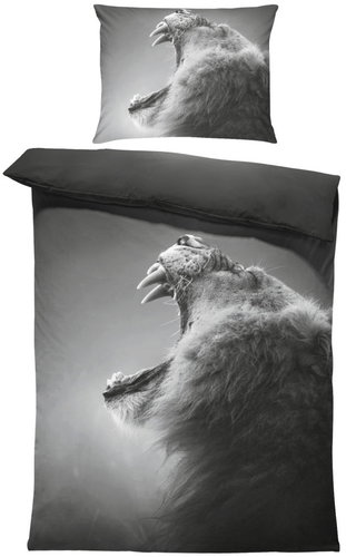 IMPAR Bedding The roar of the lion, 140 × 200 cm + 90 ×70 cm - Bed Linen - Main image