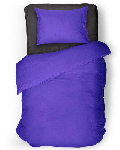 IMPAR Linen Blue rich, 140 × 200 cm + 90 ×70 cm - Bed Linen - Main image