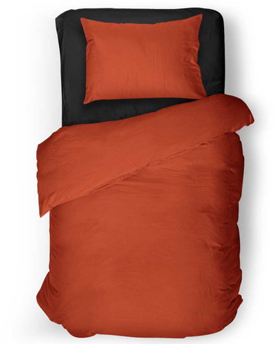 IMPAR Linen Brick, 140 × 200 cm + 90 ×70 cm - Bed Linen - Main image