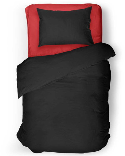 IMPAR Bed linen Black, 140 × 200 cm + 90 ×70 cm - Bed Linen - Main image