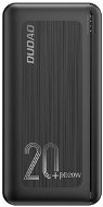 Dudao K12PQ+ 20000mAh, 2 × USB, QC 3.0 PD, 20W, černý - Powerbanka