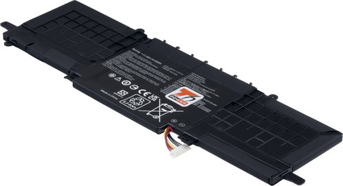 T6 Power for Asus ZenBook UX333FA, UX333FN, 4335 mAh, 50 Wh, 3cell, Li-pol - Laptop Battery - Main image