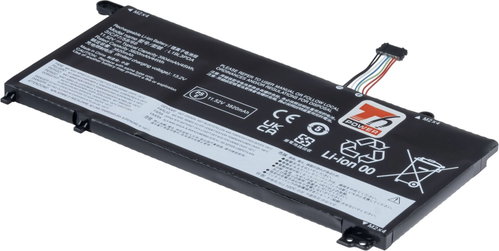 T6 Power for Lenovo ThinkBook 15 G2 ARE, 15 G3 ACL, 14 G2 ITL, 14 G2 ARE, 3904 mAh, 45 Wh, 3cell - Laptop Battery - Main image
