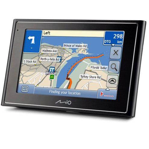 MIO Moov 310u GPS(SiRFstarIII with InstantFixII), LCD 4,3", MMC+SD, TMC, podrobné mapy ČR + 13 států - - - Main image